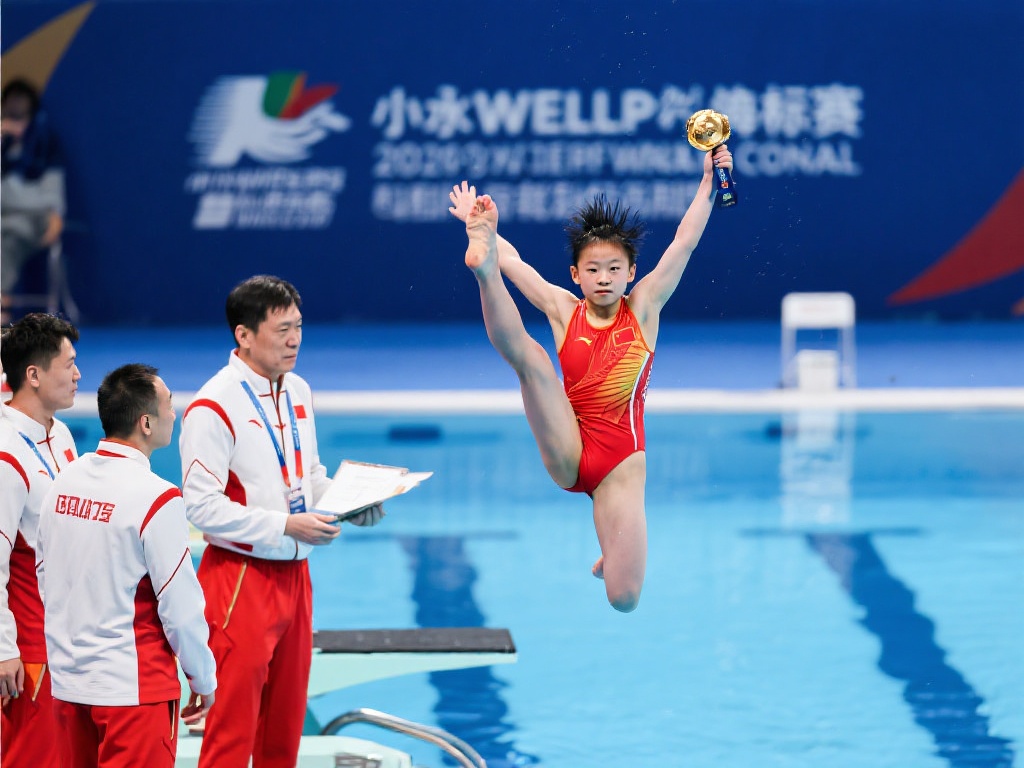 跳水世界杯总决赛女子10米台,全红婵精彩表现集锦 本次跳水世界杯总决赛吸引了来自世界各地的