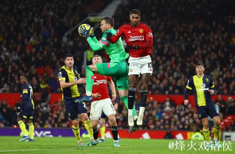 曼联对阵伯恩茅斯，本赛季英超单场射门数达39次居首